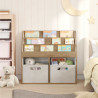 Biblioteczka dla dzieci Dąb rzemieślniczy 72,5 x 29,5 x 69 cm