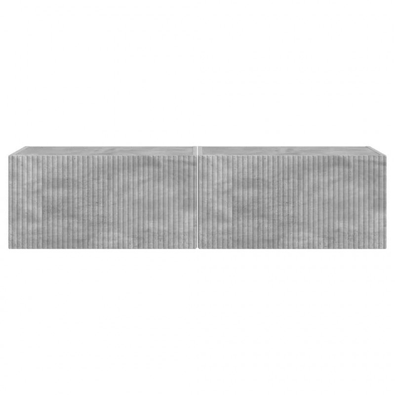 Szafka pod telewizor 2 pcs Betonowy 60 x 31 x 29,5 cm