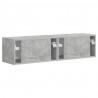 Szafka pod telewizor 2 pcs Betonowy 60 x 31 x 29,5 cm