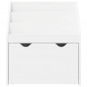 Biblioteczka dla dzieci z szufladą Biały 60 x 29,5 x 69 cm