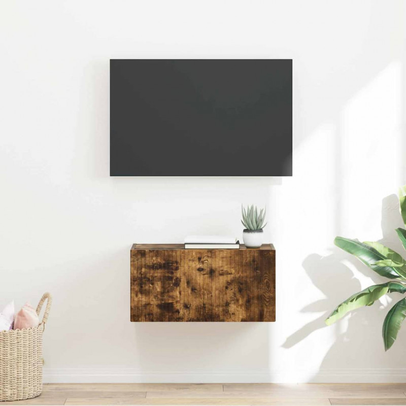 Szafka pod telewizor Dąb wędzony 60 x 31 x 29,5 cm