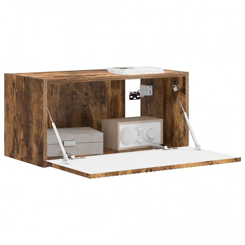 Szafka pod telewizor Dąb wędzony 60 x 31 x 29,5 cm