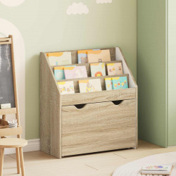 Biblioteczka dla dzieci z szufladą Dąb Sonoma 60 x 29,5 x 69 cm