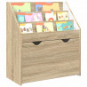 Biblioteczka dla dzieci z szufladą Dąb Sonoma 60 x 29,5 x 69 cm