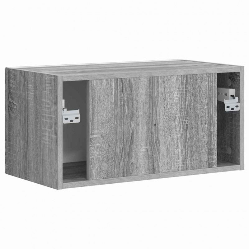 Szafka pod telewizor Szary Sonoma 60 x 31 x 29,5 cm