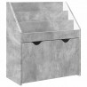 Biblioteczka dla dzieci Betonowy szary 60 x 29,5 x 69 cm