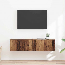 Szafka pod telewizor 2 pcs Stare drewno 60 x 31 x 29,5 cm