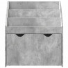 Biblioteczka dla dzieci Betonowy szary 60 x 29,5 x 69 cm
