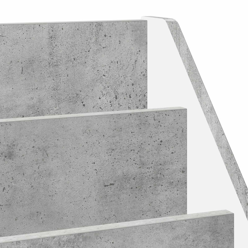 Biblioteczka dla dzieci Betonowy szary 60 x 29,5 x 69 cm