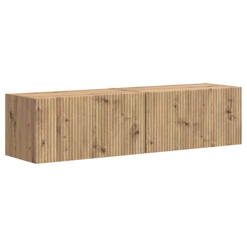 Szafka pod telewizor 2 pcs Dąb rzemieślniczy 60 x 31 x 29,5 cm