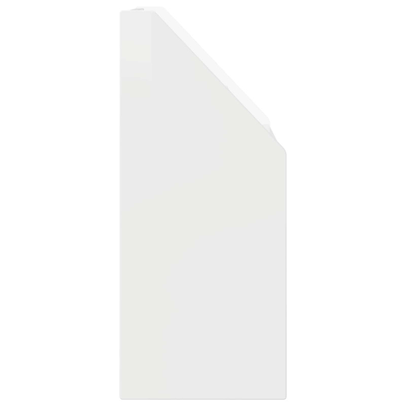 Biblioteczka dla dzieci Wysoki połysk biały 60 x 29,5 x 69 cm