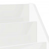 Biblioteczka dla dzieci Wysoki połysk biały 60 x 29,5 x 69 cm