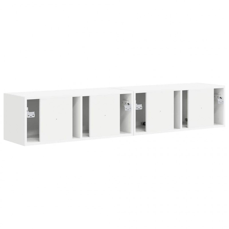 Szafka pod telewizor 2 pcs Biały 78,5 x 31 x 29,5 cm