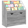 Biblioteczka dla dzieci Szary Sonoma 60 x 29,5 x 69 cm