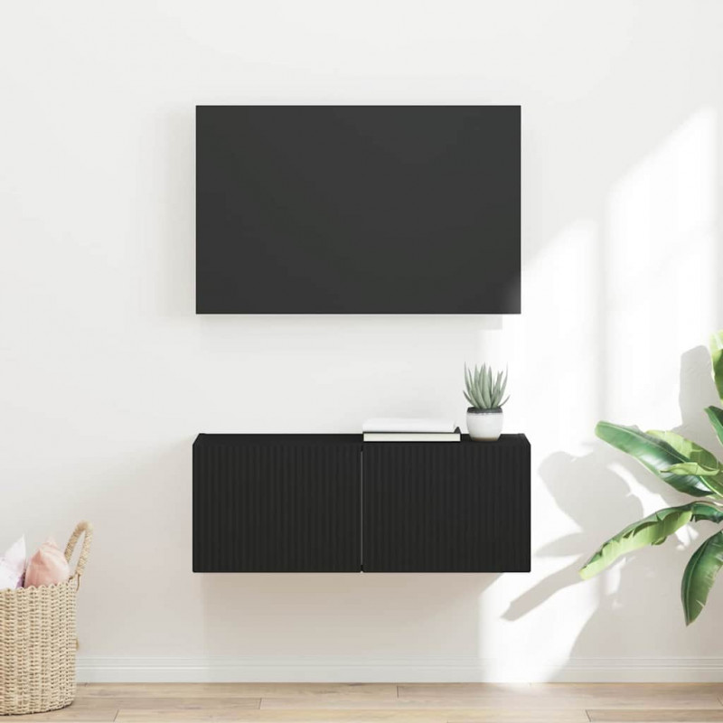 Szafka pod telewizor Czarny 78,5 x 31 x 29,5 cm