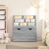 Biblioteczka dla dzieci Szary Sonoma 60 x 29,5 x 69 cm