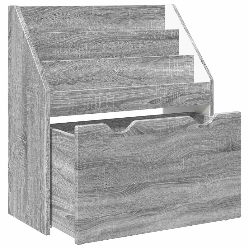 Biblioteczka dla dzieci Szary Sonoma 60 x 29,5 x 69 cm