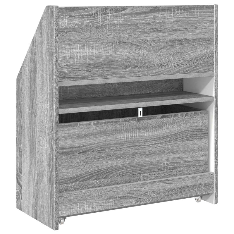Biblioteczka dla dzieci Szary Sonoma 60 x 29,5 x 69 cm