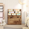 Biblioteczka dla dzieci Stare drewno 60 x 29,5 x 69 cm