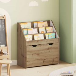 Biblioteczka dla dzieci Dąb rzemieślniczy 60 x 29,5 x 69 cm