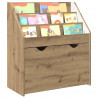Biblioteczka dla dzieci Dąb rzemieślniczy 60 x 29,5 x 69 cm
