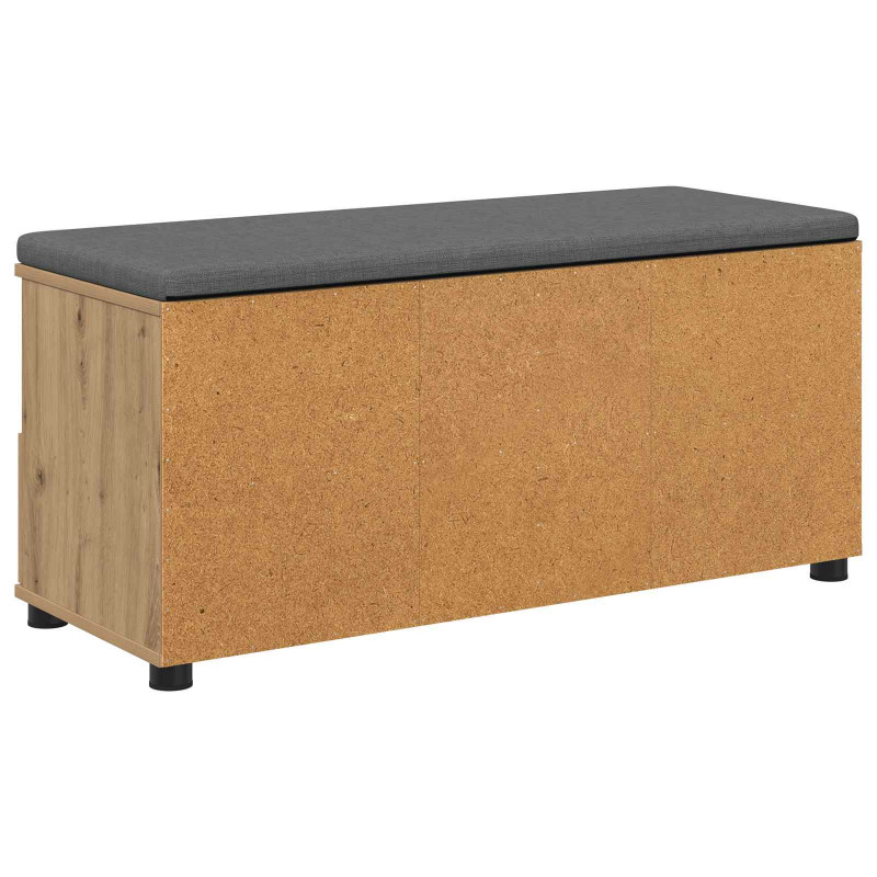 Ławka w przedpokoju z półką Dąb Rzemieślniczy 100 x 38 x 46 cm