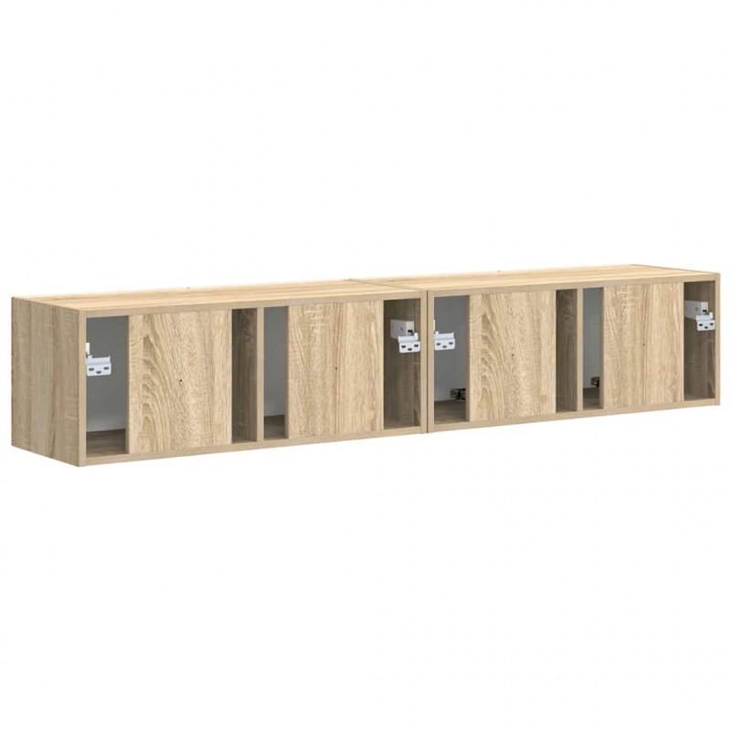 Szafka pod telewizor 2 pcs Sonoma 78,5 x 31 x 29,5 cm