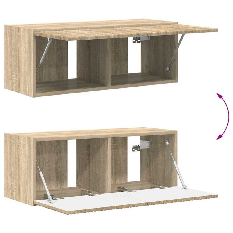 Szafka pod telewizor 2 pcs Sonoma 78,5 x 31 x 29,5 cm