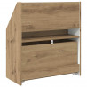 Biblioteczka dla dzieci Dąb rzemieślniczy 60 x 29,5 x 69 cm