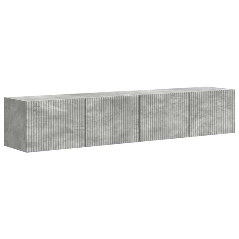 Szafka pod telewizor 2 pcs Betonowy 78,5 x 31 x 29,5 cm