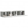 Szafka pod telewizor 2 pcs Betonowy 78,5 x 31 x 29,5 cm