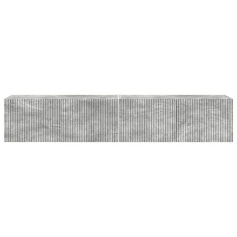 Szafka pod telewizor 2 pcs Betonowy 78,5 x 31 x 29,5 cm