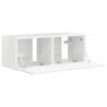 Szafka pod telewizor Błyszcząca biel 78,5 x 31 x 29,5 cm