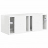 Szafka pod telewizor Błyszcząca biel 78,5 x 31 x 29,5 cm