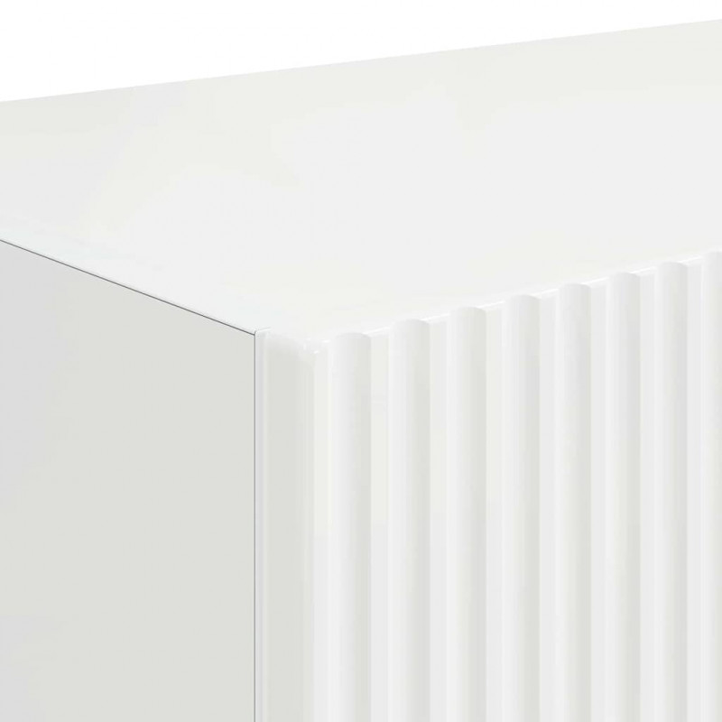 Szafka pod telewizor Błyszcząca biel 78,5 x 31 x 29,5 cm
