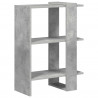 Półka na książki Betonowy szary 52 x 25 x 71,5 cm