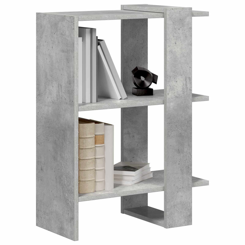 Półka na książki Betonowy szary 52 x 25 x 71,5 cm
