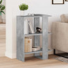 Półka na książki Betonowy szary 52 x 25 x 71,5 cm