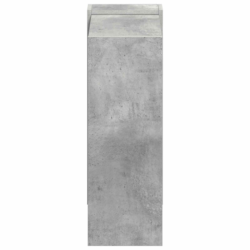 Półka na książki Betonowy szary 52 x 25 x 71,5 cm