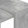 Półka na książki Betonowy szary 52 x 25 x 71,5 cm
