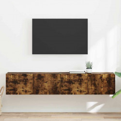 Szafka pod telewizor 2 pcs Dąb wędzony 78,5 x 31 x 29,5 cm