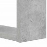 Półka na książki Betonowy szary 52 x 25 x 71,5 cm