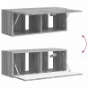 Szafka pod telewizor Szary Sonoma 78,5 x 31 x 29,5 cm