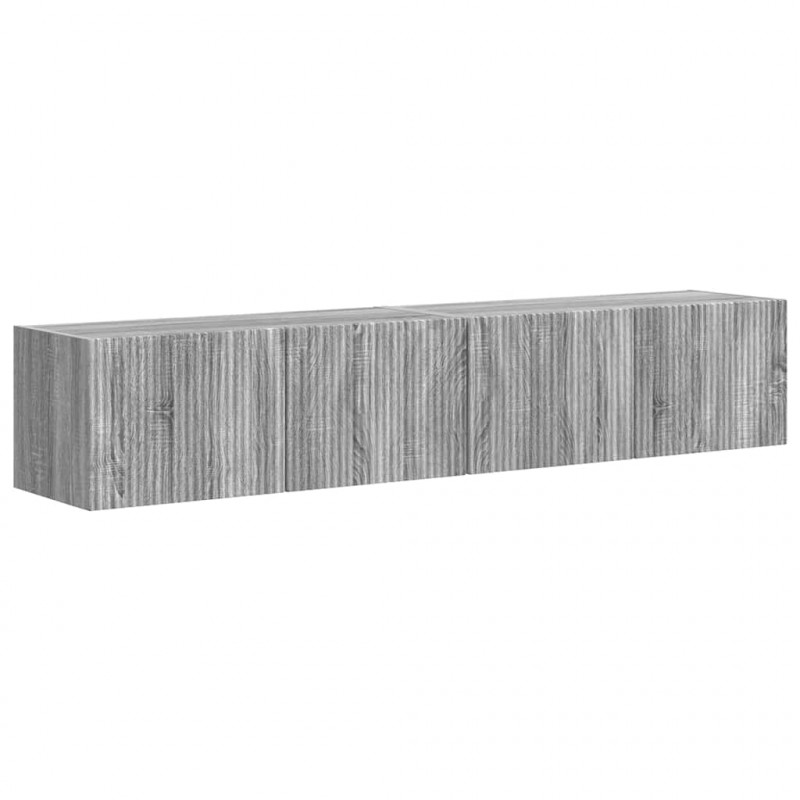 Szafka pod telewizor 2 pcs Szary Sonoma 78,5 x 31 x 29,5 cm