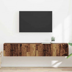Szafka pod telewizor 2 pcs Stare drewno 78,5 x 31 x 29,5 cm