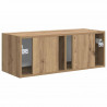 Szafka pod telewizor Dąb rzemieślniczy 78,5 x 31 x 29,5 cm