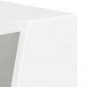 Półka boczna Biały 33 x 32 x 70,5 cm Materiał drewnopochodny