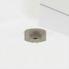 Półka boczna Biały 33 x 32 x 70,5 cm Materiał drewnopochodny
