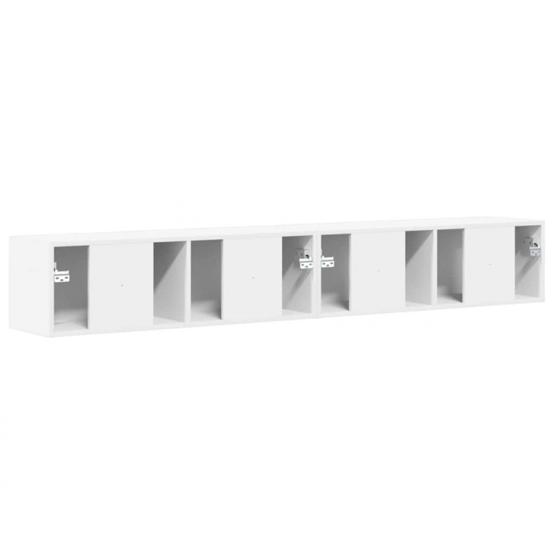 Szafka pod telewizor 2 pcs Biały 98 x 31 x 29,5 cm