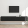 Szafka pod telewizor 2 pcs Czarny 98 x 31 x 29,5 cm